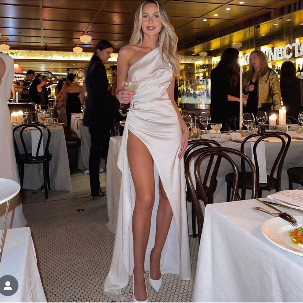 Lexi Samira Dress In Oyster Size 0